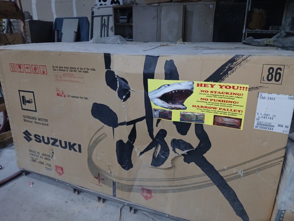 Pair of 2022 Suzuki DF350ATXX4 Outboard Motors With 25″ Shafts